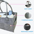 SAVUK Baby Diaper Caddy Organizer Portable Newborn Shower Basket Gifts Storage Changing Wipes Bag Car Nursery Infant