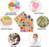 Wooden Puzzles for Toddlers 1-5 Years Old, Alphabet, Number, and Shape Educational Learning Toys Set