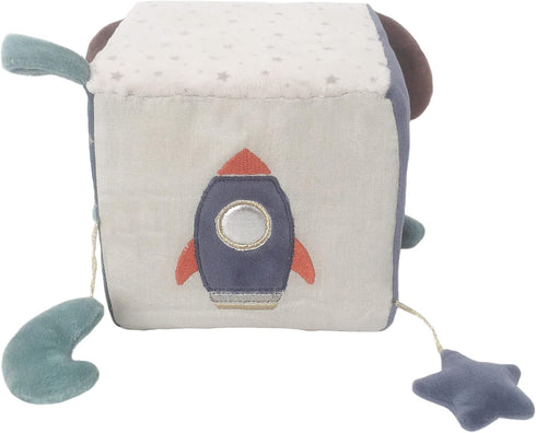 MON AMI Astro Dog Activity Cube for Toddlers – 5.5x5.5x5.5”, Montessori Toys for Babies & Toddlers 6+ Months, Sensory Interactive Learning Toys
