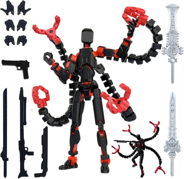 VZNYBL (Assembly Completed) Titan13 Action Figure Set, 7.2 Inch Dummy 13 3d Printed