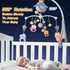 Generic Pack Crib Mobile with Music and Lights, Mobiles for Cribs, Baby Nursery Space Portable Infant Arm Hanger
