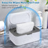 6 Pack Baby Wipes Dispenser Wipe Holder with Lids Refillable Container with Sealing Design Keeps Fresh Easy Open