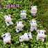 MAOMIA 8 Pcs Cow Figures Set for Kids, Animal Toys Cake Toppers, Miniature Figurines Collection for Christmas Birthday