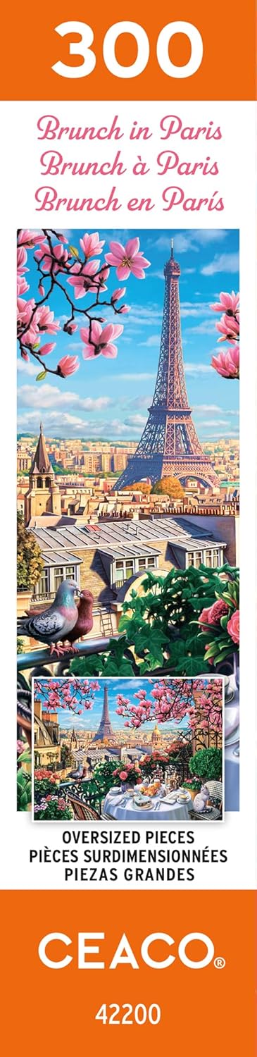 Ceaco Brunch in Paris 300 Oversized Piece Jigsaw Puzzle