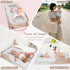 Cozy Baby Lounger for Newborn, Portable Breathable Baby Nest Infant Lounger Adjustable U-Shaped Safety Bumper