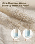 Babygreat 49x31 Hooded Baby Towels Super Absorbent Baby Bath Towel for Winter Extra Large Ultra Soft Coral Fleece