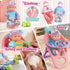 Set 11" Chair,24 2 Sets 3-5 4-6 5-7 Baby Doll Crib and Stroller Accessories Play with Baby Doll,Dining PCS Dolls