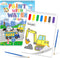 SOCOLER Paint with Water Coloring Books for Toddlers, Traffic Theme Mess Free Watercolor