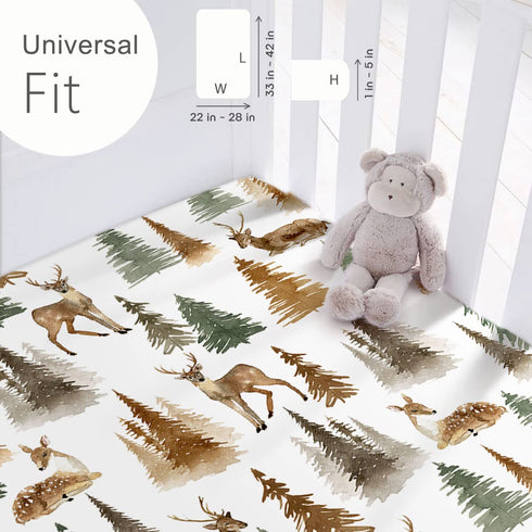 Pack Set 2 Pack, Stretchy Ultra Soft Jersey Knit Fitted n Play Sheets Portable/Mini Crib Sheets with Deep Pocket