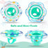 6-12 Baby Pool Float with Double Airbag Safety Seat for Toddler & Infant Months, Inflatable Infant Pool Float for Swim
