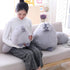 20 Inches) Winsterch Kids Large Cat Stuffed Animal Toys Gift Big Plush Cat Animal Baby Doll, Fat Gray Plush Cat Toy