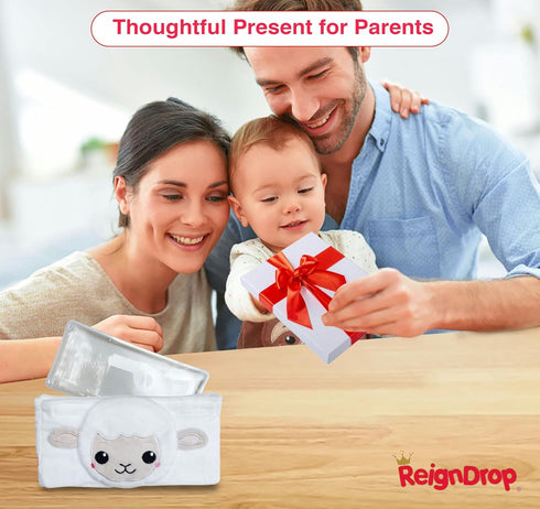 ReignDrop Set Pack, Pack) Colic Relief for Newborns Gas Relief with Belly Band, Gel Storage Bag Soothing Calming Warm
