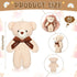 HyDren 40 Pcs Mini Bear Toy, 4.7 Inch Stuffed Tiny Bear, Back to School Gift, Soft Bear Keychain, Mini Stuffed Animal,