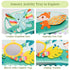 3-36 Upgraded Blublu Park Wider U-Shape Inflatable Sit Me Up Floor Seat for Baby Months, Travel Portable Baby Chair