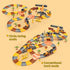 281 3 4 5 6 7 8 9 4 4-6, 3-5, SetKids PCS Race Tracks Construction Toys for Year Old Boys Girls, PCS Truck Car, Tower