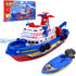 OSIAOIUDOA Baby Bath Toys, Light Up Pool Bathtub Toy Boat with Water Sprinkler