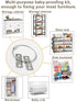 6 Sets Anti Tip Furniture Anchors - Baby Proofing Earthquake Straps, Secure to Wall Anchors for Home Safety