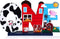 Farm Animal 1st Birthday Party Table Decoration, One Table Topper Letter Sign Wood Barnyard First Birthday Milestone