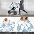Hcpwzrf Swimming Blue Turtle Baby Car Seat Cover & Nursing Cover - Breathable Stretch Multi-Use Cover