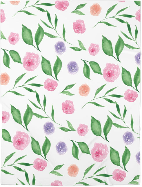 GENERIC Floral Swaddle, Newborn Wrap, Gender Neutral Nursery Decor, Infant Receiving Blanket