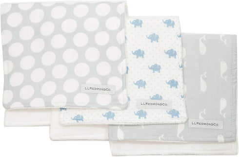 High Quality Baby Burp Cloths, Ultra Thick and Absorbent, Ultra Plush Soft and Luxurious Feel, Made in USA, Turkish