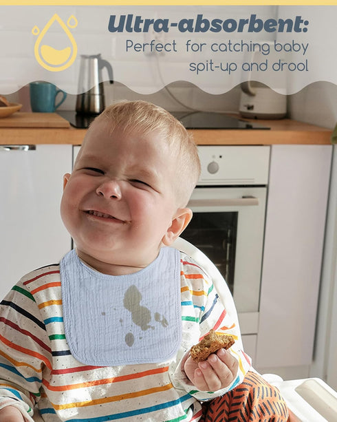 8-Pack Baby Bibs