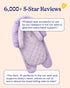 2-in-1 GoldBug Baby & Toddler Car Seat Head Support - Plush Purple