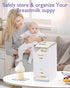 E1vee1 Freeze Organizer and Tower for Breastmilk Storage Bags, First-in First-Out Container Storing System