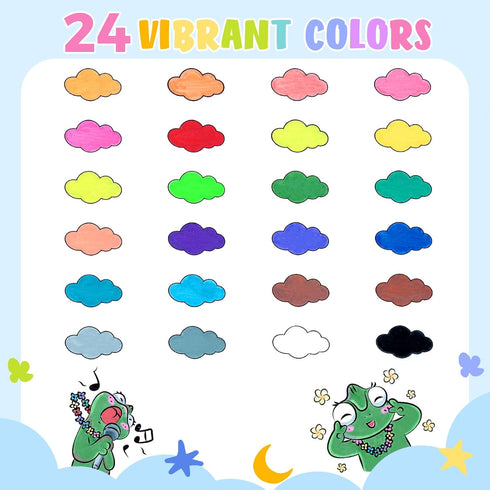 3-14 Ohuhu Acrylic Paint Markers Ultra-Washable Markers for Kids Bullet Tip Paint Pens for Rock Painting Easter Eggs