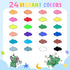 3-14 Ohuhu Acrylic Paint Markers Ultra-Washable Markers for Kids Bullet Tip Paint Pens for Rock Painting Easter Eggs