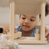 Set Set PlanToys Wooden Dollhouse Bathroom Room | Bath, Toilet, Sink & Accessories Furniture | Open Ended Role Play