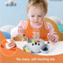 Generic Set, Premium Safe Silicone Baby Daily Care Early Education Sensory Toy with Waterproof Feeding Bib