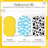 Xihaian 3 Pack 32''x16'' Baby Changing Pad Cover for Boys Girls Blue Sky and White Cloud Cow Print Nursery Diaper