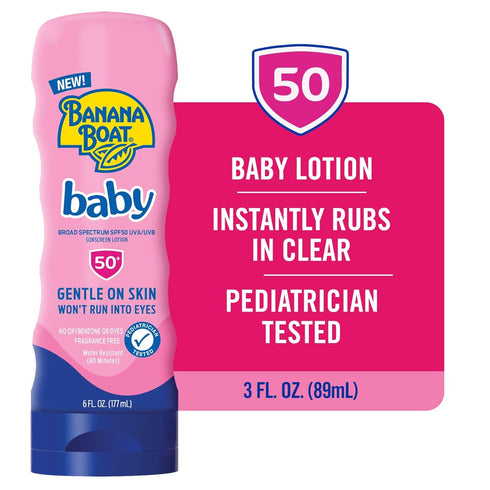 SPF60+, 6oz Banana Boat Baby Lotion