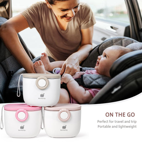 500ml Termichy Baby Formula Dispenser, Portable Formula Dispenser Container with Scoop and Carry Handle for Travel
