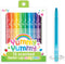 Ooly Yummy Yummy Twist Up Scented Crayons, Set of 10 Crayons for Kids with Fruit Scents, Non-Toxic Wax