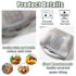 SiLnmLih (Grey-1pcs) Silicone Microwave Steam Sterilizer Bags for Travel Large Reusable Feeding Bottle Sterilization