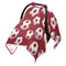 Mazeann Soccer Ball Sports Red Car Seat Cover Baby Breathable Soft Infant Carseat