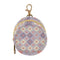 PYBUG Heart Round Pacifier Storage Case, Polyester & TPU Lined with Hook Buckle,