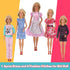EuTengHao 34Pcs Doll Clothes and Accessories, 12 Inch Boy and Girl Dolls Chef Kitchen Playset