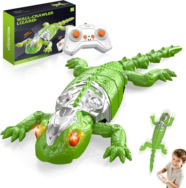 Wall Climbing Gecko Toy, Remote Control Lizard That Climbs Walls, Electric Gecko