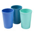 ECR4Kids My First Meal Pal Drinking Cups, Kids Plastic Tableware, Stackable Tumblers for Baby, Toddler Feeding (3-Pack,
