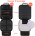 OpNelDum 600D 2 Car Seat Protector for Child, Thick Padding Seat Protector Under Baby, Waterproof Non-Slip Fabric