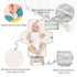 Kigai Yellow Ducks Portable Changing Pad Travel Waterproof Foldable Baby Changing Pad Baby Diaper Mat for Newborn Girls