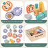 10 Set 3+ PCS Vegetable Wooden Play Food for Kids Kitchen, Wooden Food Cutting Toys, Pretend Play Kitchen Accessories