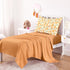 Set 4 Set Wake In Cloud - Toddler Bedding for Girls, Colorful Floral Flowers Leaves, Pieces Soft Crib Bed Including