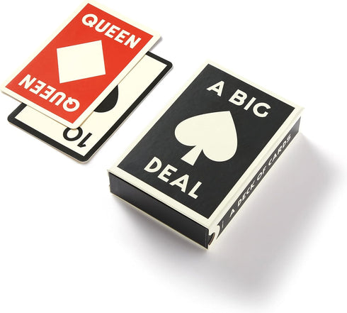Brass Monkey A Big Deal Giant Playing Cards – 54 Vintage Design Cards, Each 4.5" x 7", Matchbox Style Box