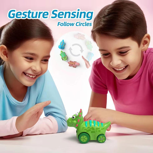 Interactive Musical Walking Dinosaur Toy - Rechargeable Sensory Music Development Toy for Kids Age 3 and Up