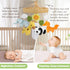 12 Animals Baby Crib Mobile - Safari Baby Mobile for Crib with Lullabies for Boys & Girls, Nursery Mobiles, Fits