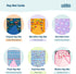 Wildkin Kids Cotton Nap Mat Cover – Soft, Durable with Sewn-in Flap, Fits 1.5" Vinyl Sleep Mats - Dinosaur Land